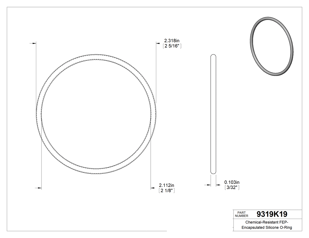 Technical drawing - 9319K19